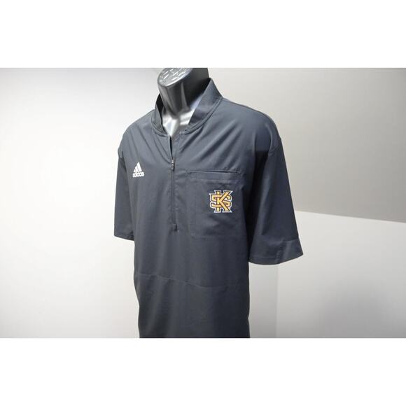 Adidas Windbreaker Golf Over Shirt AeroReady 1/4 Zip KSU Kennesaw State Owls XL - Picture 2 of 11